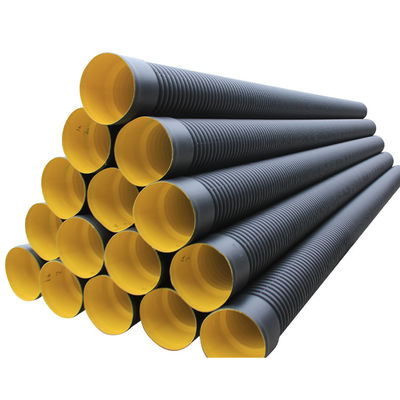 DN600 HDPE de Drainage leidt Zwarte SN16 Golfhdpe Duikerpijp door buizen